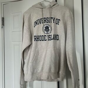 Medium Champion University of Rhode Island grey hoodie